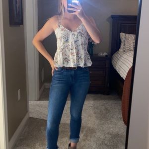 Zaful Floral Print Tank Top